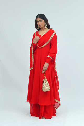 Aaliya Anarkali Sharara Set
