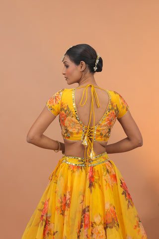 Gulbahar Floral Lehenga Set