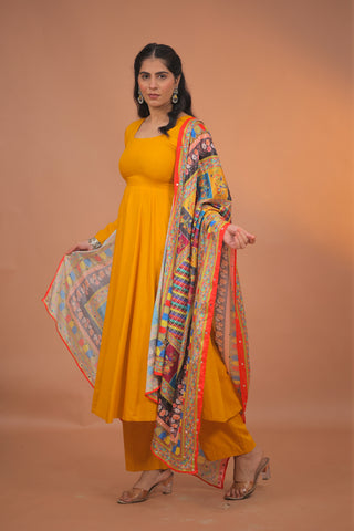 Meher Rayon Anarkali Set