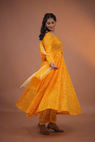 Aarohi Cotton Anarkali Set